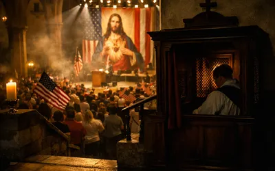 Why a Sacred Heart Rally Sounded More Like a Campaign Stop